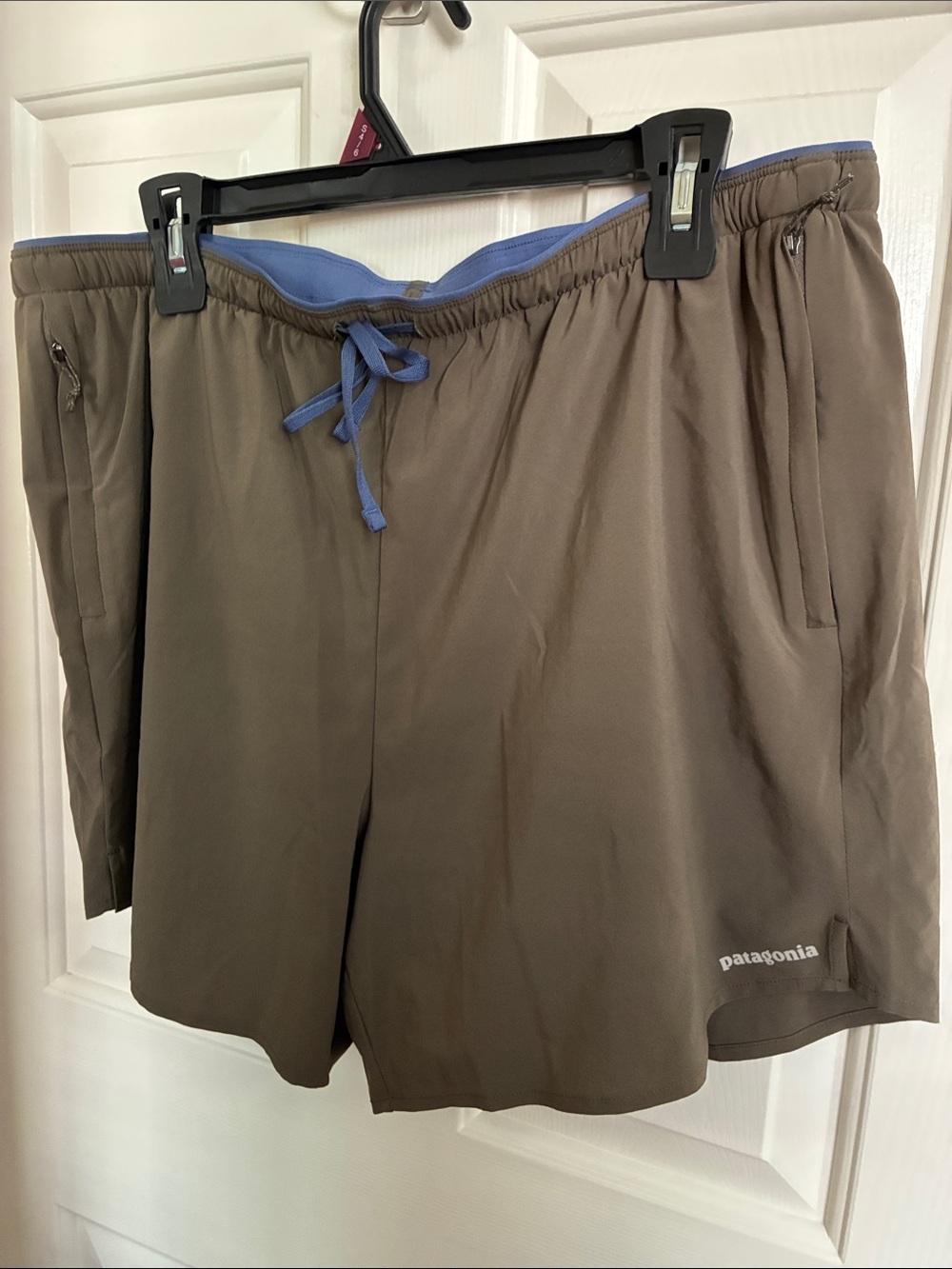 Patagonia Women’s Shorts with Blue Trim